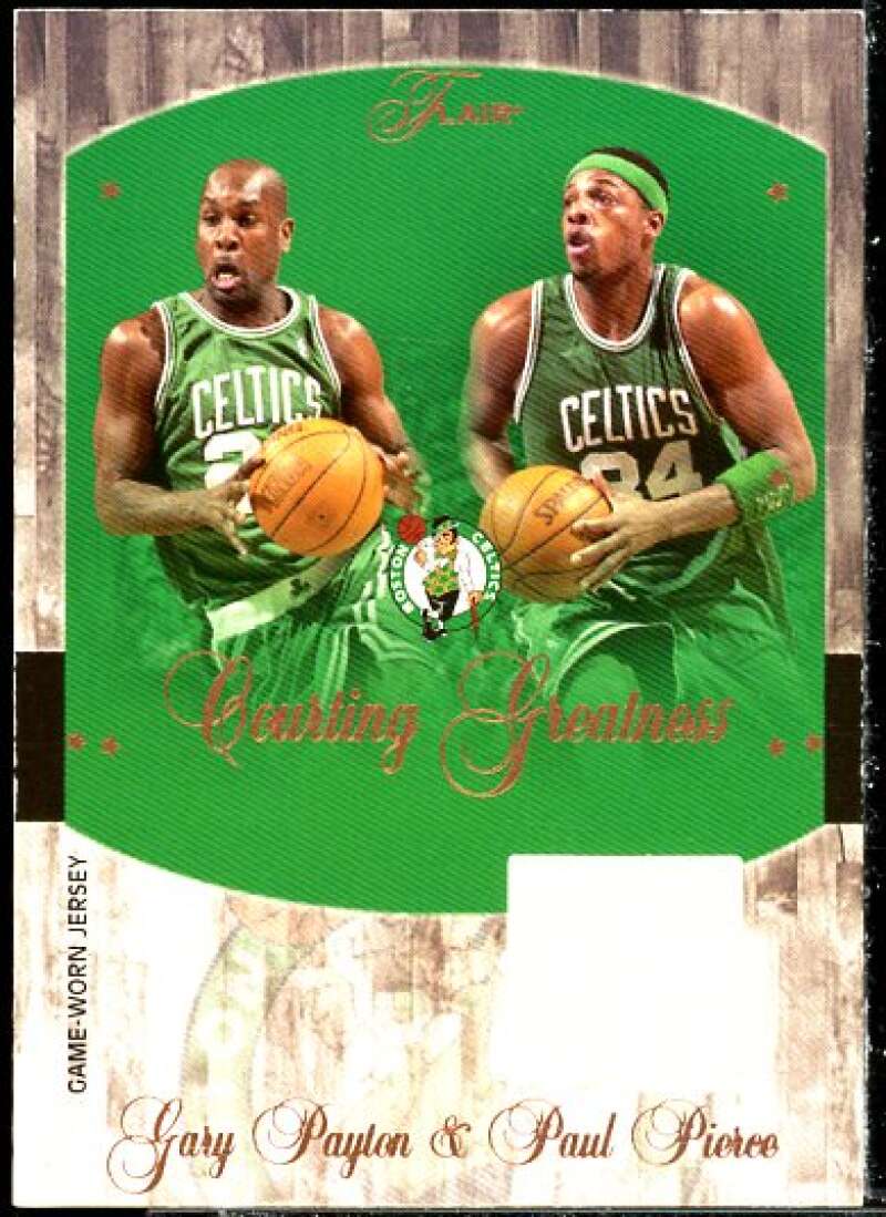 Paul Pierce Card 2004-05 Flair Courting Greatness Jerseys Retail #PP  Image 1