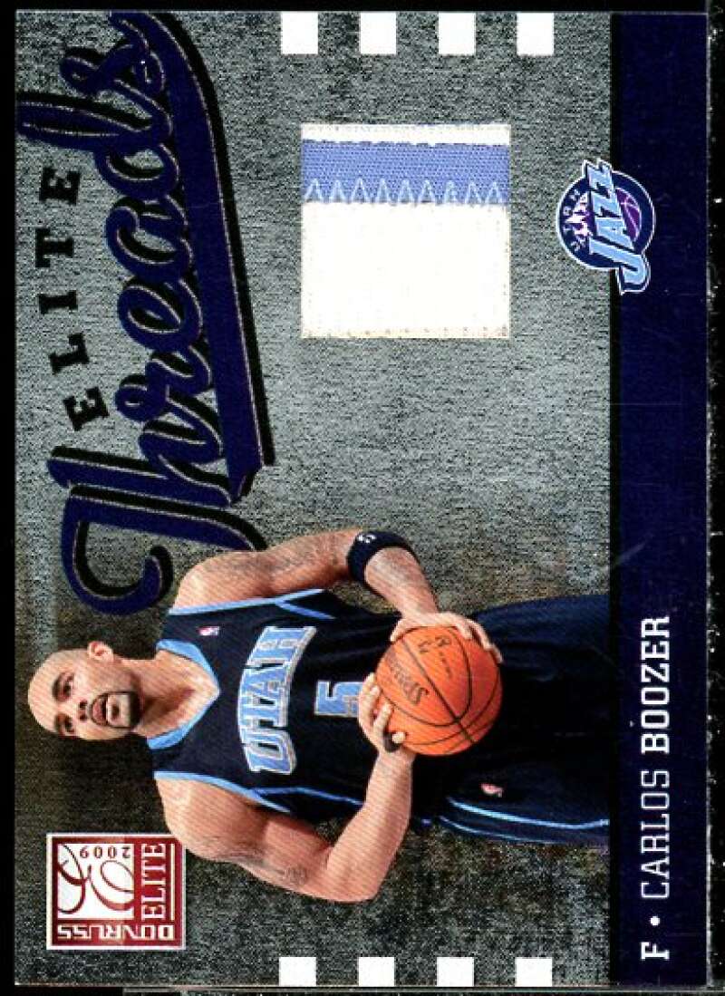 Carlos Boozer Card 2009-10 Donruss Elite Threads Prime #48  Image 1