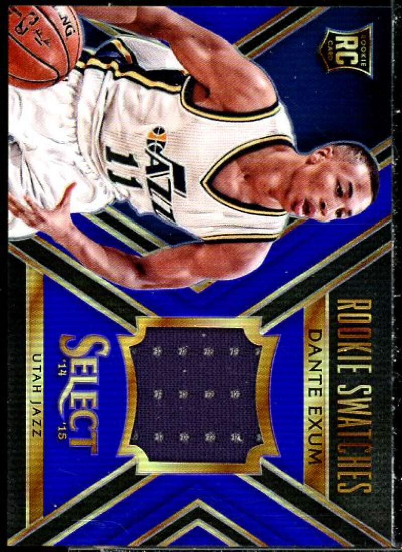 Dante Exum Rookie Card 2014-15 Select Rookie Swatches Prizms Purple #10  Image 1