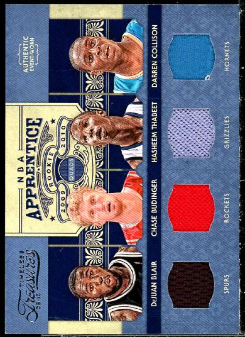 Blair/Budinger/Thabeet/Collison 2009 Timeless Treasures Apprentice Material #14  Image 1