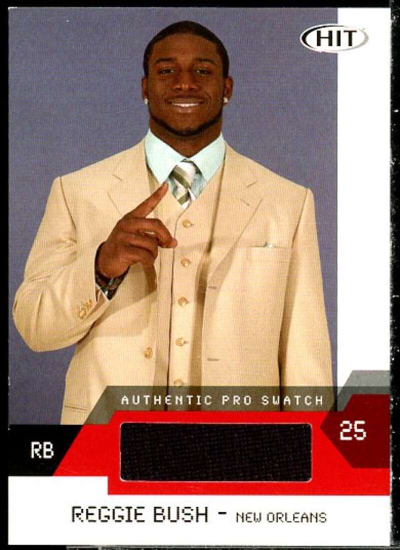 Reggie Bush Pro Rookie Card 2007 SAGE HIT Jersey Bonus Gold #RBP  Image 1