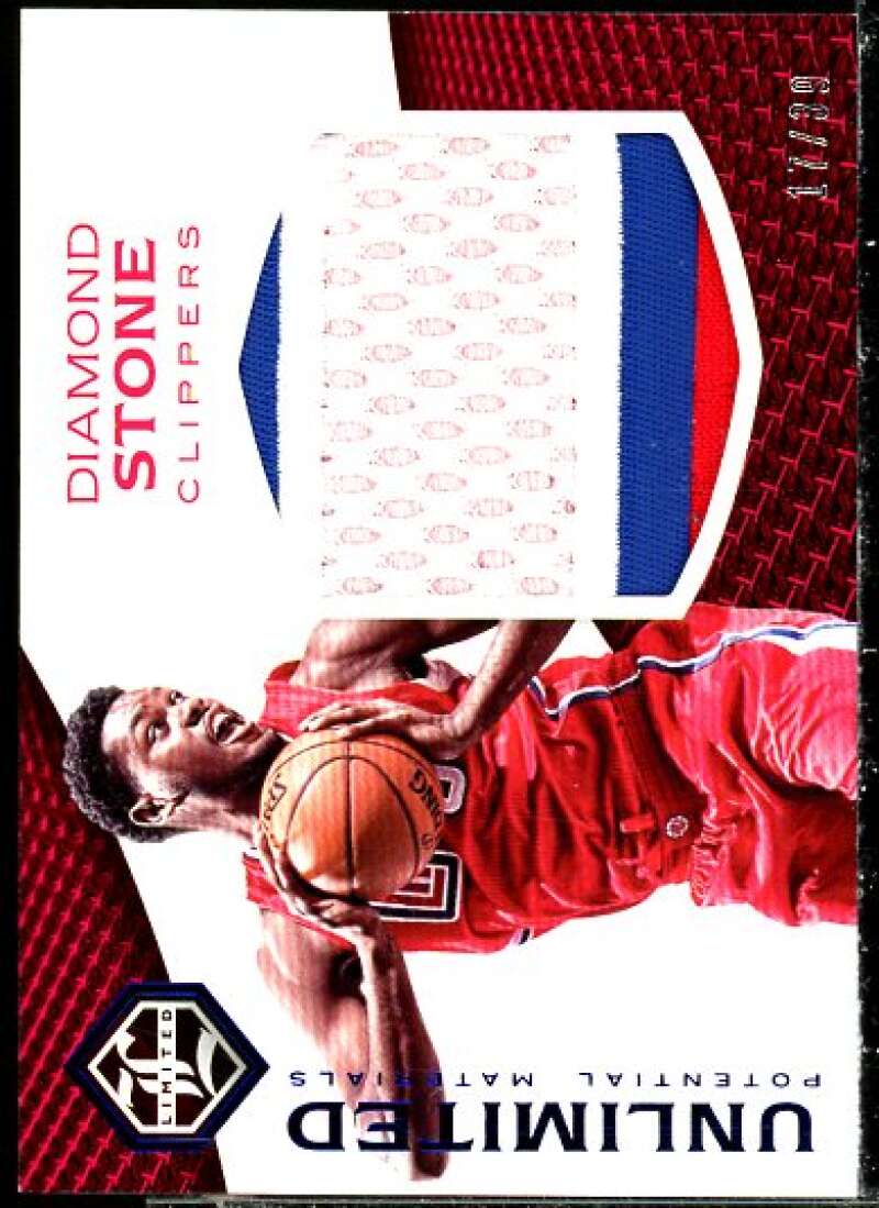 Diamond Stone Card 2016-17 Limited Unlimited Potential Materials Prime #32  Image 1