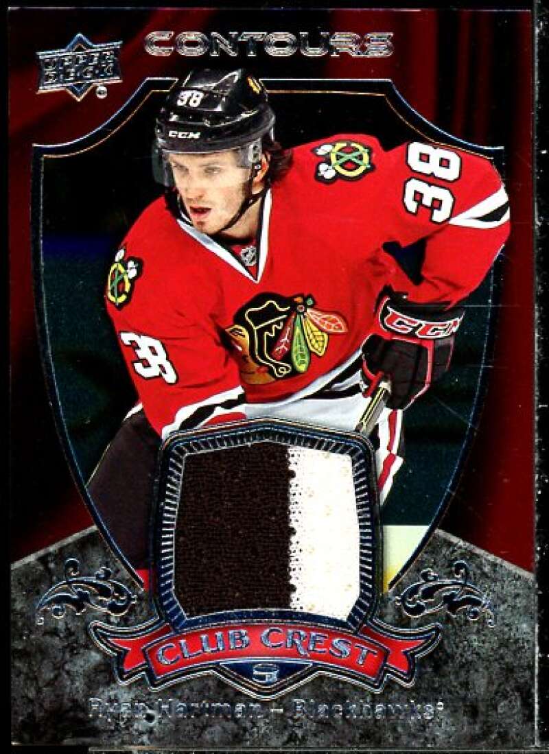 Ryan Hartman Card 2015-16 Upper Deck Contours Club Crest Jerseys #CC30  Image 1