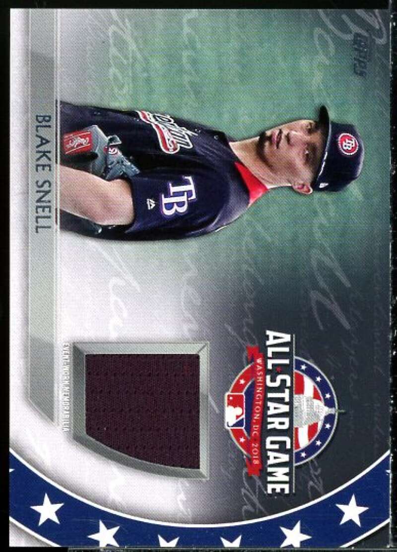 Blake Snell Card 2018 Topps Update All Star Stitches #ASTBS  Image 1