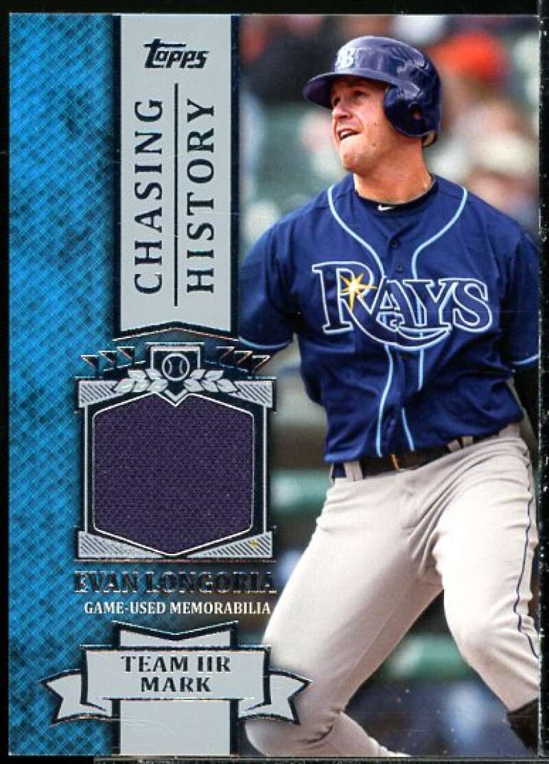 Evan Longoria Card 2013 Topps Chasing History Relics #EL  Image 1