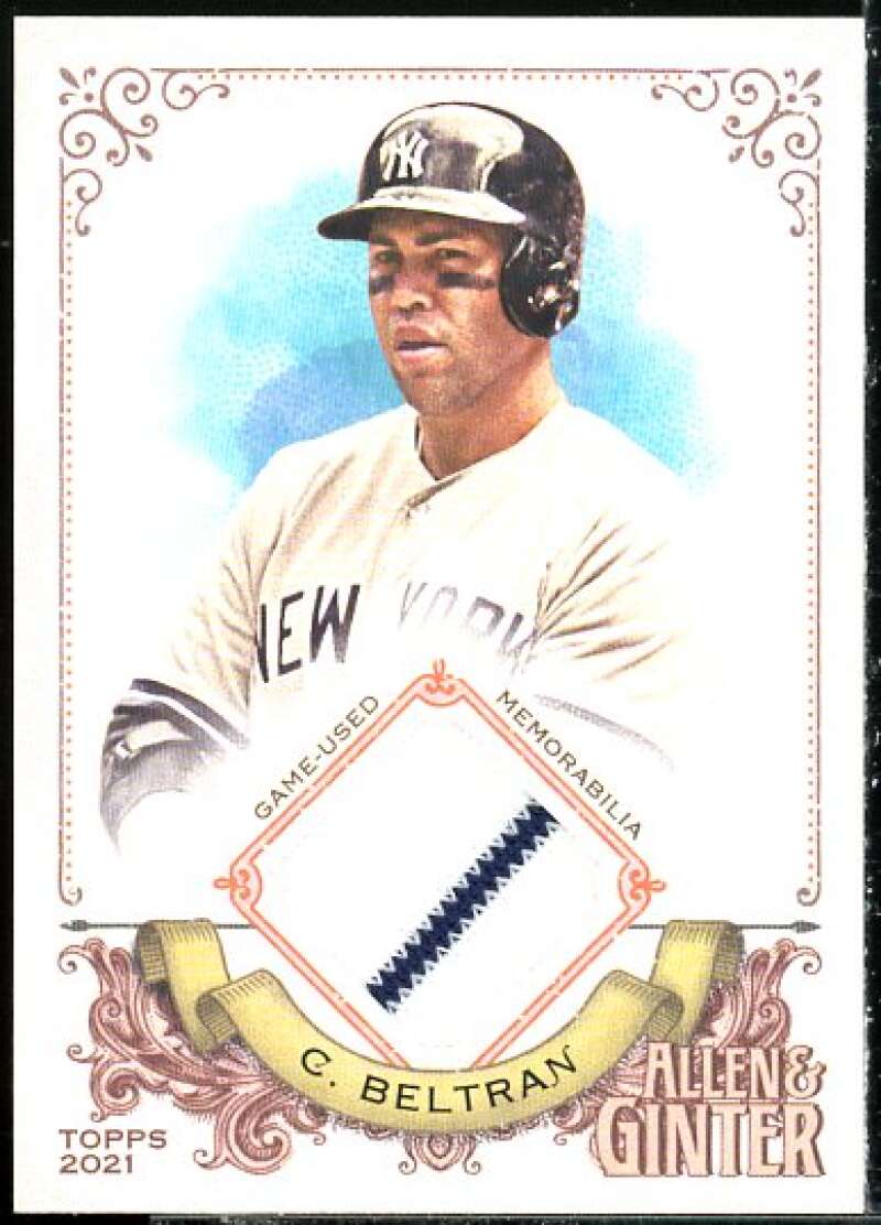 Carlos Beltran Card 2021 Topps Allen and Ginter Relics #AGACBE  Image 1
