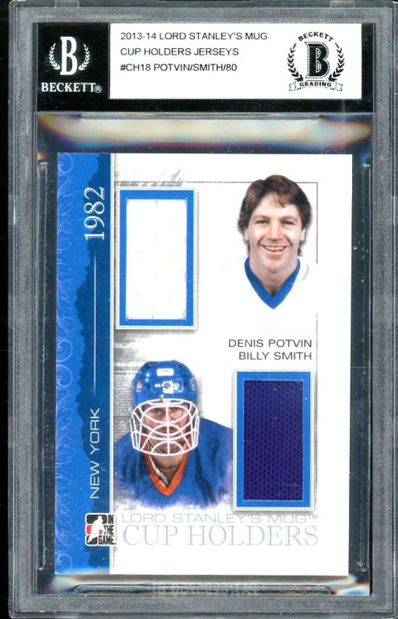 Denis Potvin/Billy Smith 2013-14 Lord Stanley's Mug Holders Jerseys #18 BGS AUTH Image 1