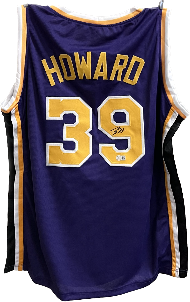 Josh Howard Autograph Signed Lakers Basketball Jersey BAS Authentic   Image 1