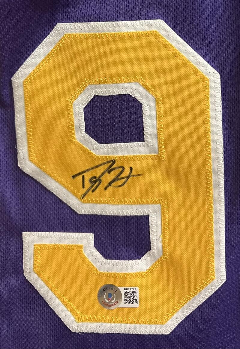 Josh Howard Autograph Signed Lakers Basketball Jersey BAS Authentic   Image 3