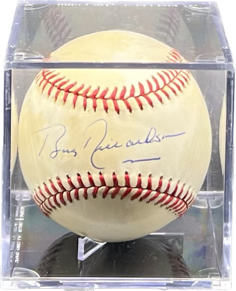 Bobby Richardson Autograph Signed Yankees Major League Baseball Authentic  Image 1