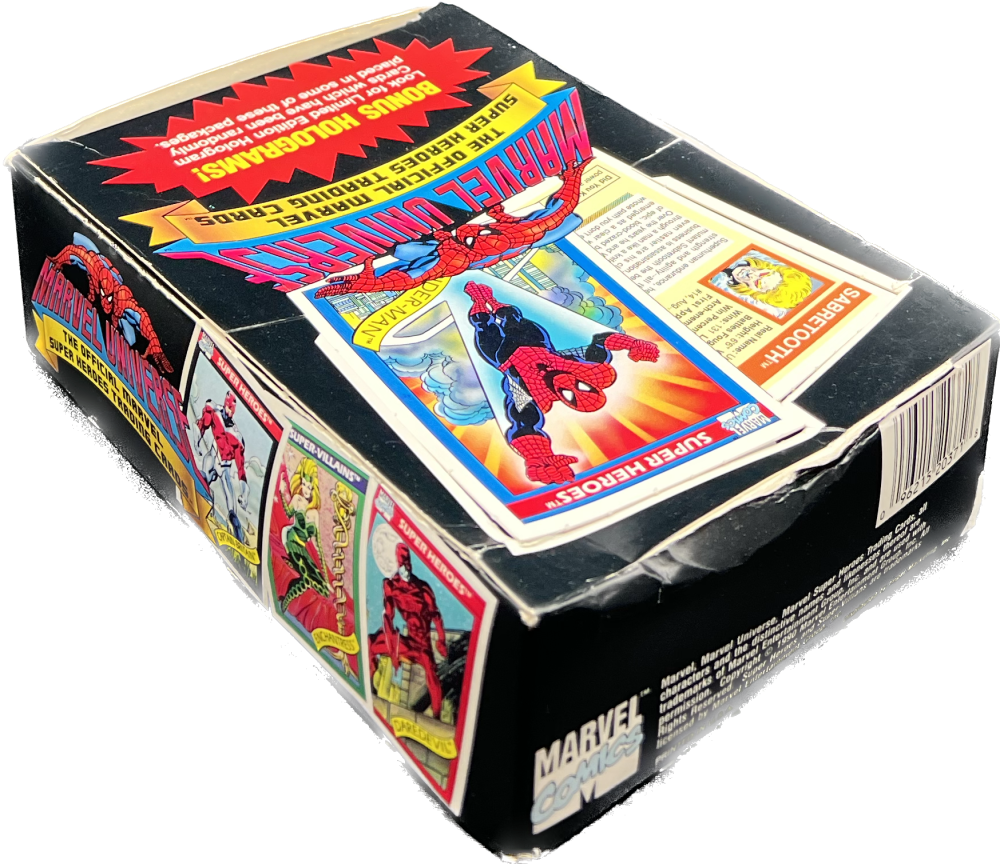 1990 Impel Marvel Universe Series 1 Unsealed Hobby Box (read) Image 2