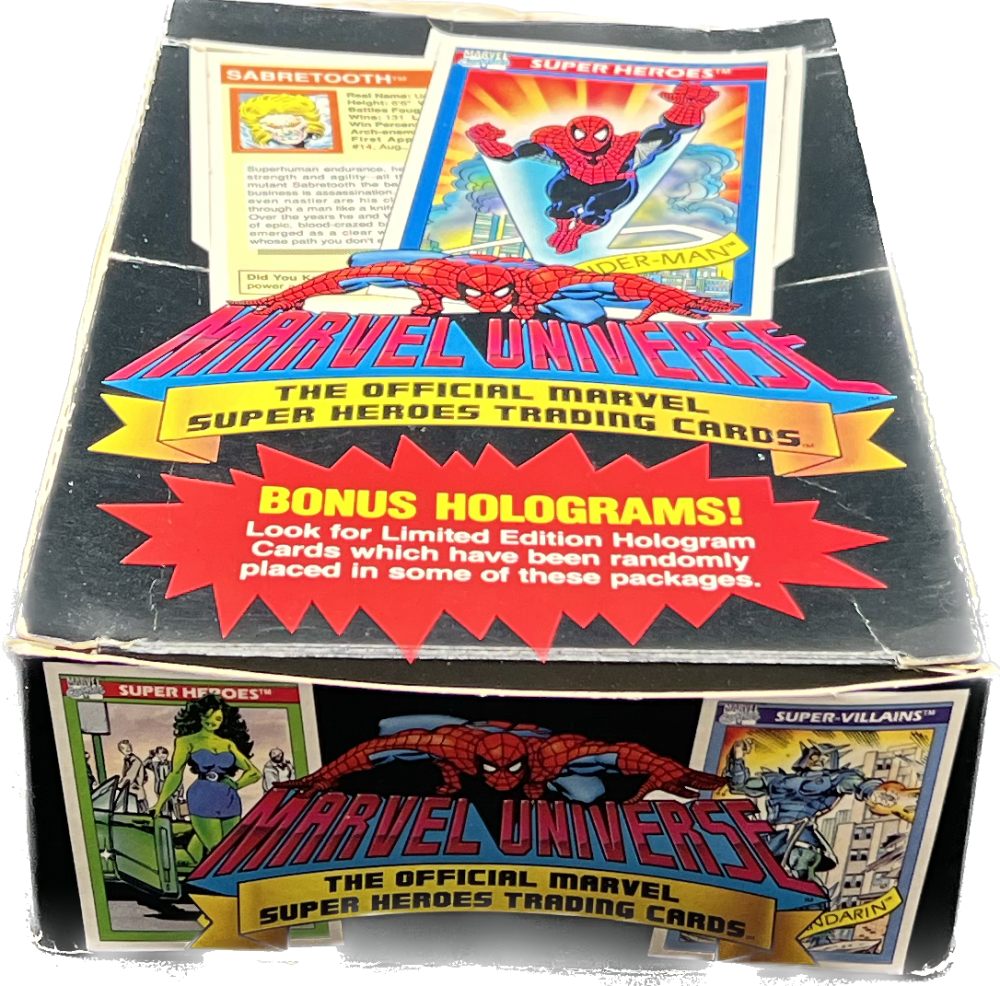 1990 Impel Marvel Universe Series 1 Unsealed Hobby Box (read) Image 1
