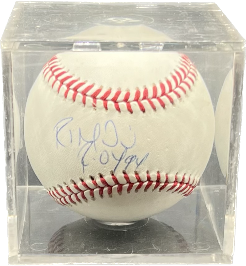 Raul Mondesi Autograph Signed Dodgers ROY Year Baseball Authentic  Image 1