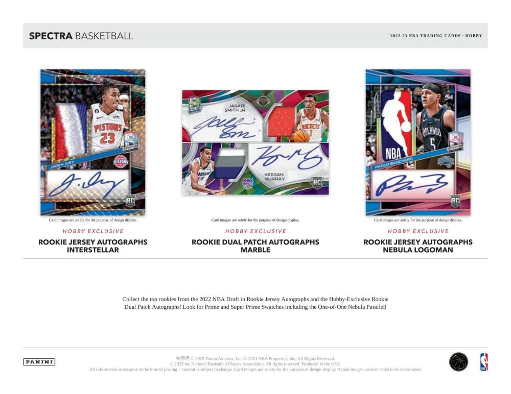 2022-23 Panini Spectra Basketball Hobby Box Image 4