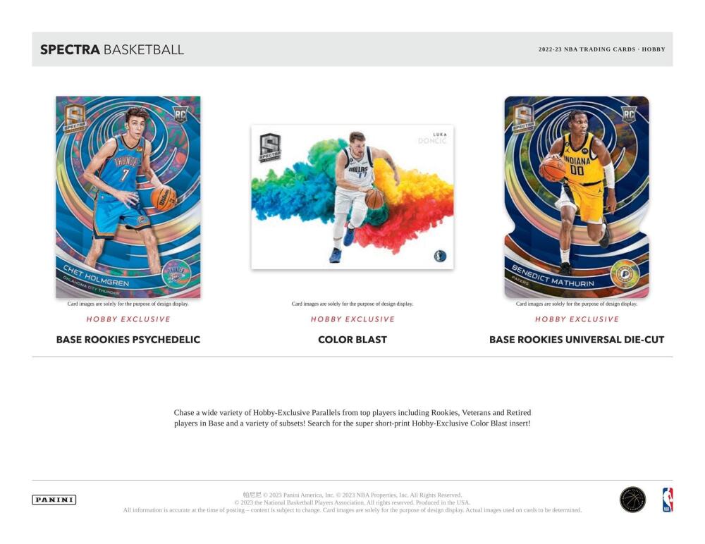 2022-23 Panini Spectra Basketball Hobby Box Image 6