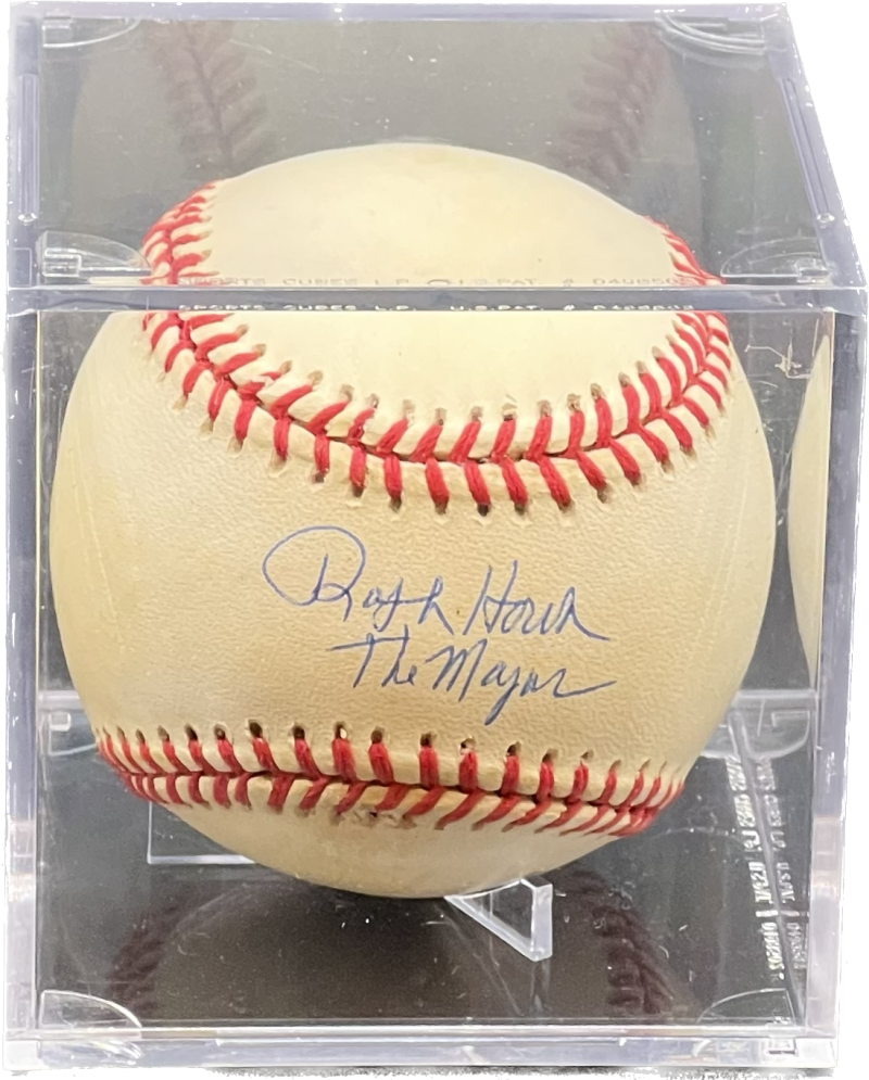 Ralph Houk Autograph Signed The Major Official League Ball PSA DNA Authentic  Image 1