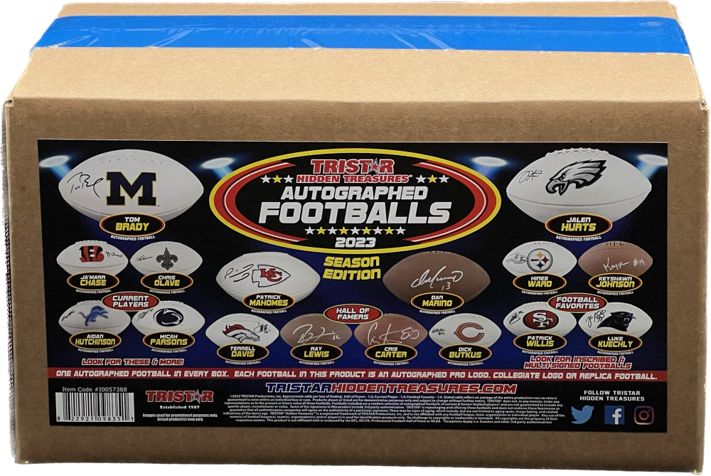 2023 TriStar Hidden Treasures Autographed Football Season Edition Hobby Box Image 1