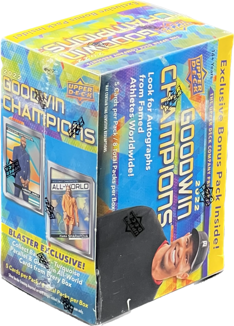2022 Upper Deck Goodwin Champions 8-Pack Blaster Box Image 2