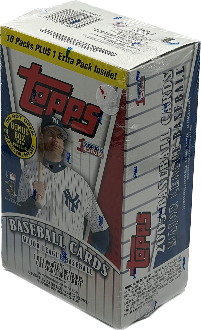 2005 Topps Series 1 Baseball 11-Pack Blaster Box Image 2