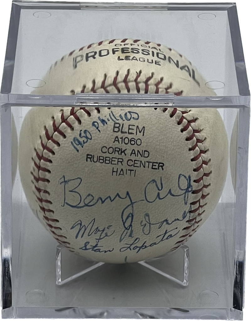 1950 Phillies Greats Autograph Vintage Multi Signed Baseball BAS LOA Authentic  Image 5