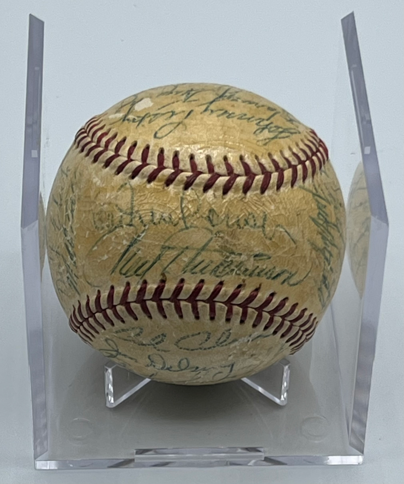 1953 Detroit Tigers Autograph Signed Team Baseball BAS LOA Authentic  Image 5