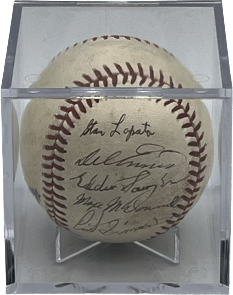 Phillies Greats Autograph Vintage Multi Signed Baseball BAS LOA Authentic  Image 3