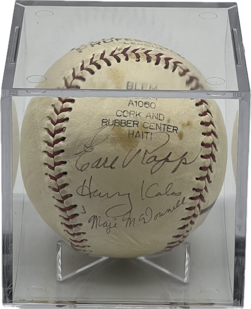 Phillies Greats Autograph Vintage Multi Signed Baseball BAS LOA Authentic  Image 5