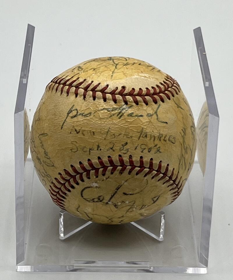 1952 New York Yankees Autograph Signed Team Baseball BAS LOA Authentic  Image 3