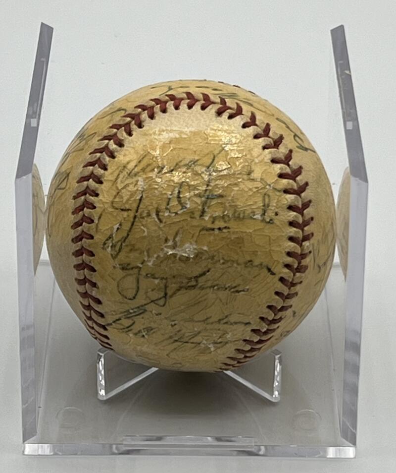 1952 New York Yankees Autograph Signed Team Baseball BAS LOA Authentic  Image 5