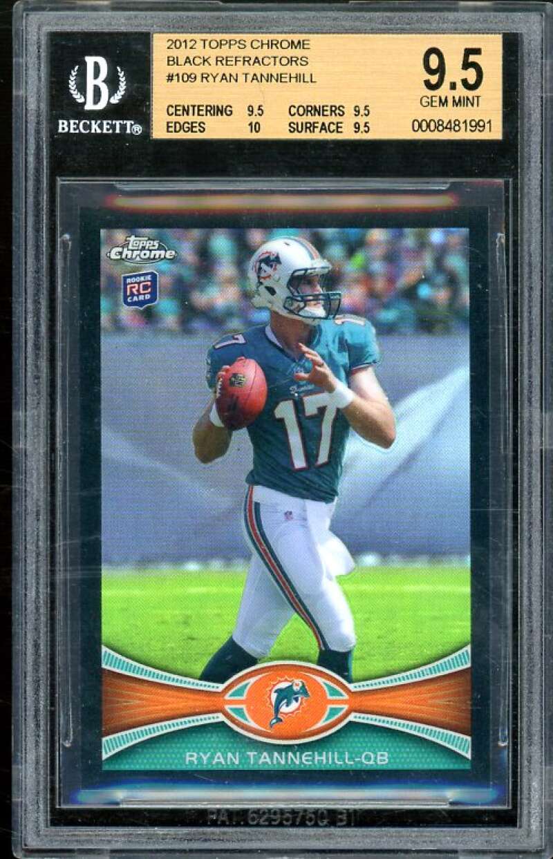 RYAN TANNEHILL JERSEY RC 2012 Topps Football ROOKIE Relic RJR-RT