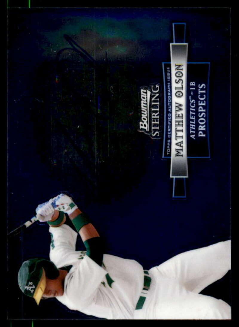 Matthew Olson Rookie Card 2012 Bowman Sterling Prospect Autographs #MO  Image 1