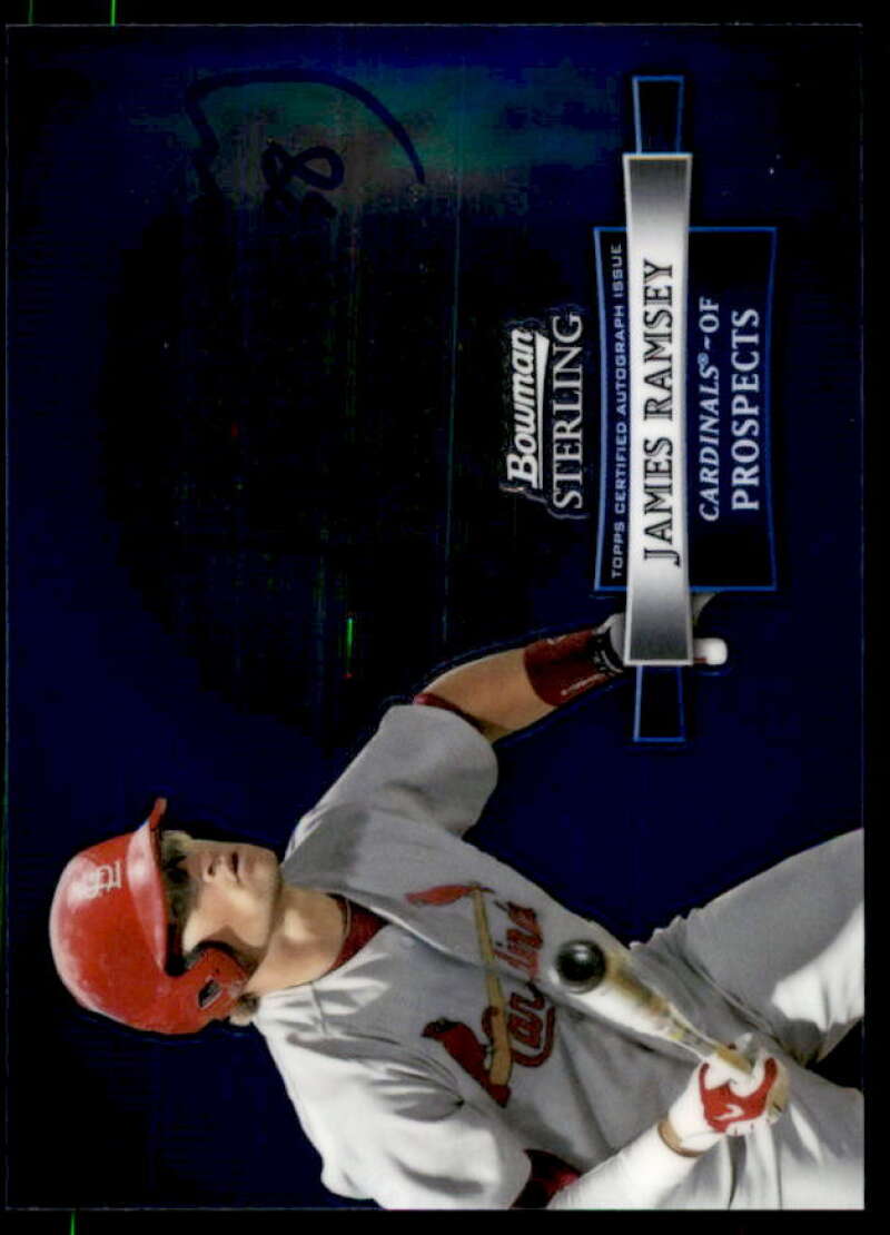 James Ramsey Card 2012 Bowman Sterling Prospect Autographs #JR  Image 1