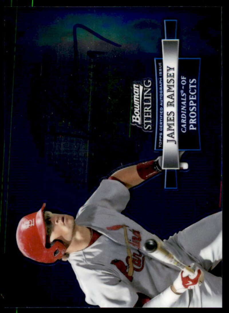 James Ramsey Card 2012 Bowman Sterling Prospect Autographs #JR  Image 1