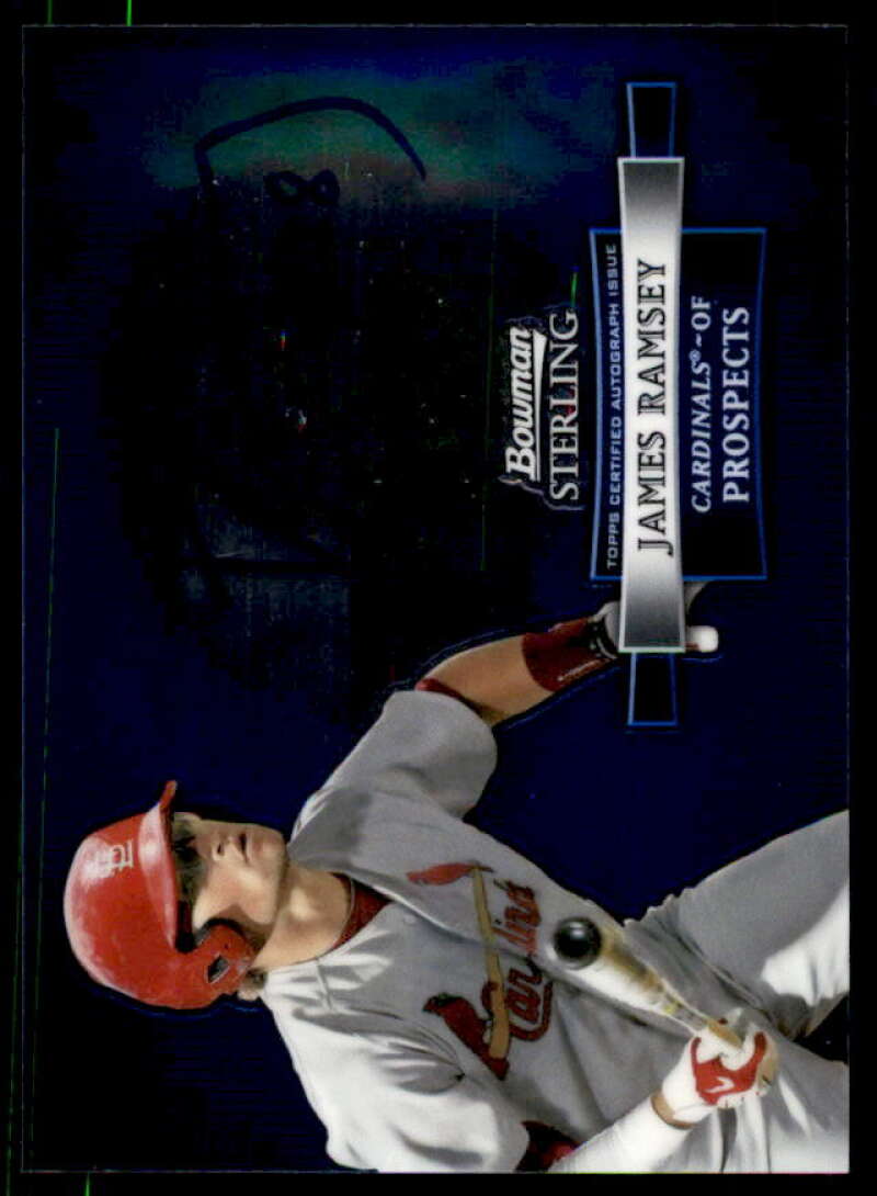 James Ramsey Card 2012 Bowman Sterling Prospect Autographs #JR  Image 1