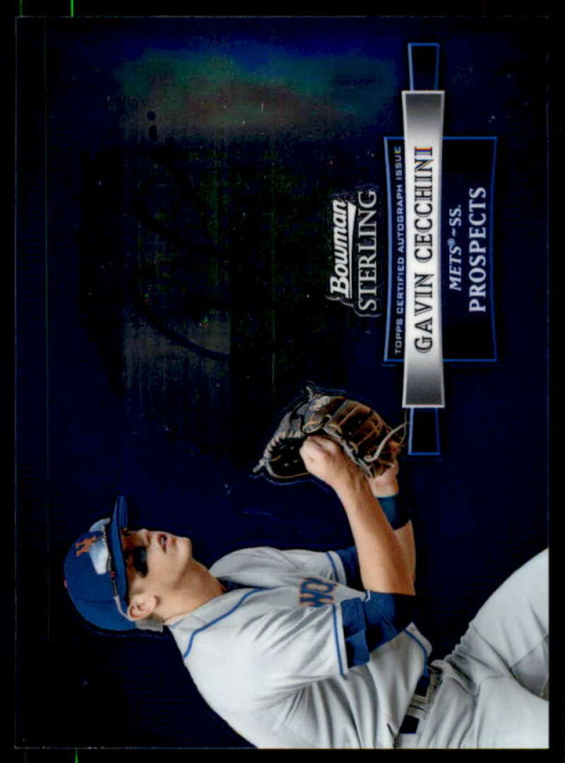 Gavin Cecchini Card 2012 Bowman Sterling Prospect Autographs #GC  Image 1