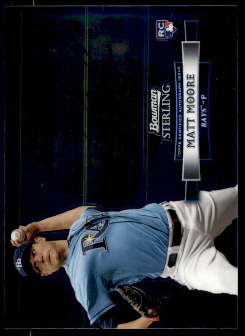 Matt Moore Card 2012 Bowman Sterling Rookie Autographs #MM  Image 1