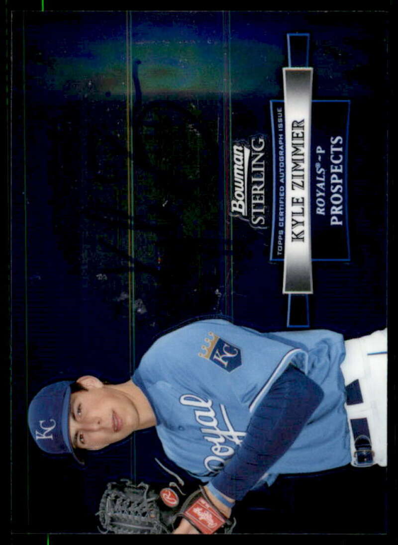 Kyle Zimmer Card 2012 Bowman Sterling Prospect Autographs #KZ  Image 1