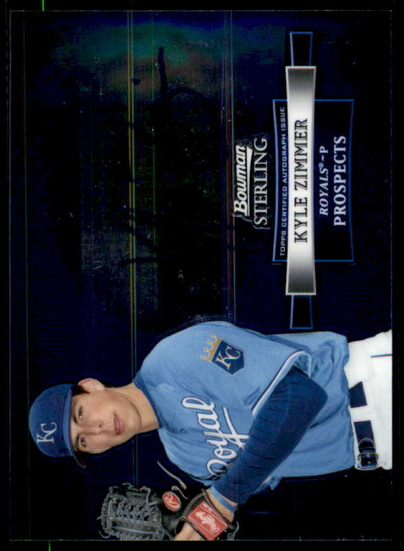 Kyle Zimmer Card 2012 Bowman Sterling Prospect Autographs #KZ  Image 1