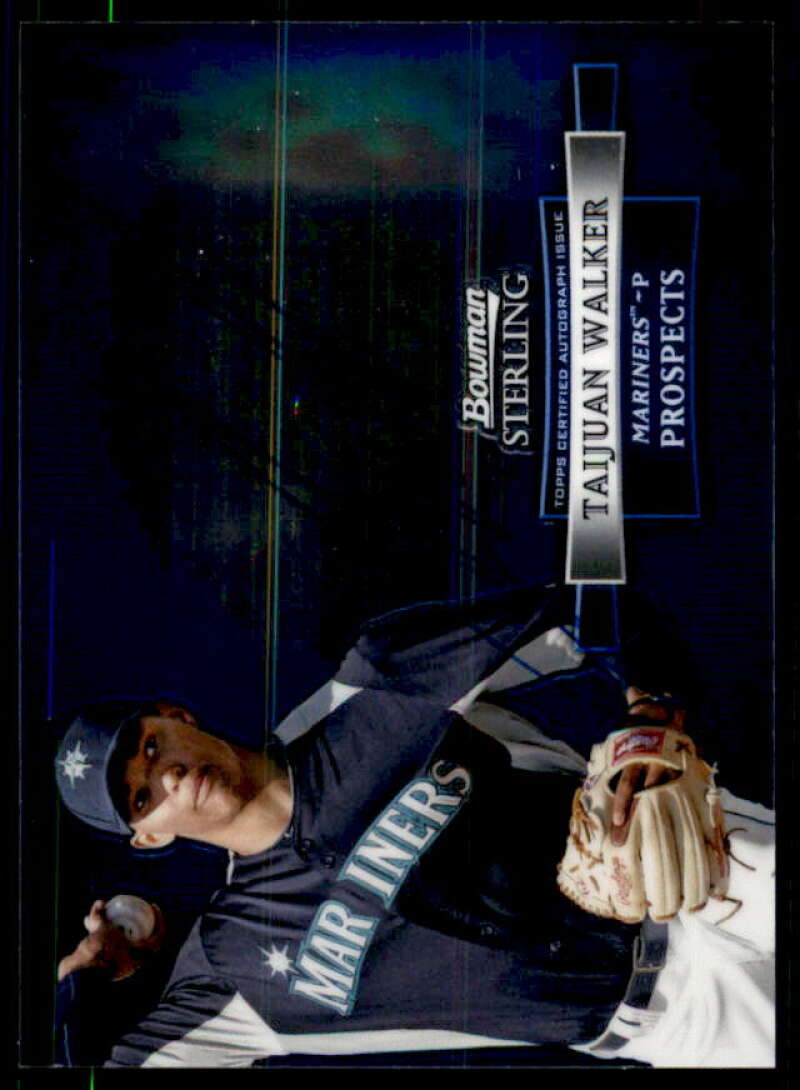 Taijuan Walker Card 2012 Bowman Sterling Prospect Autographs #TW  Image 1