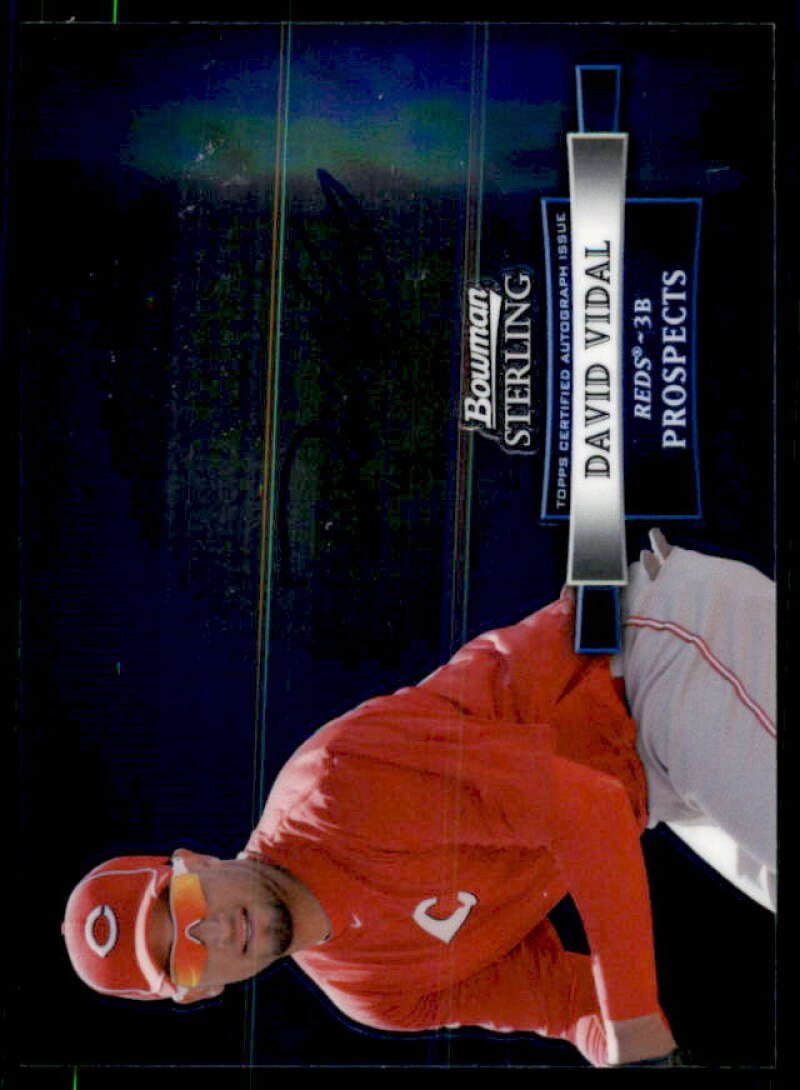 David Vidal Card 2012 Bowman Sterling Prospect Autographs #DV  Image 1
