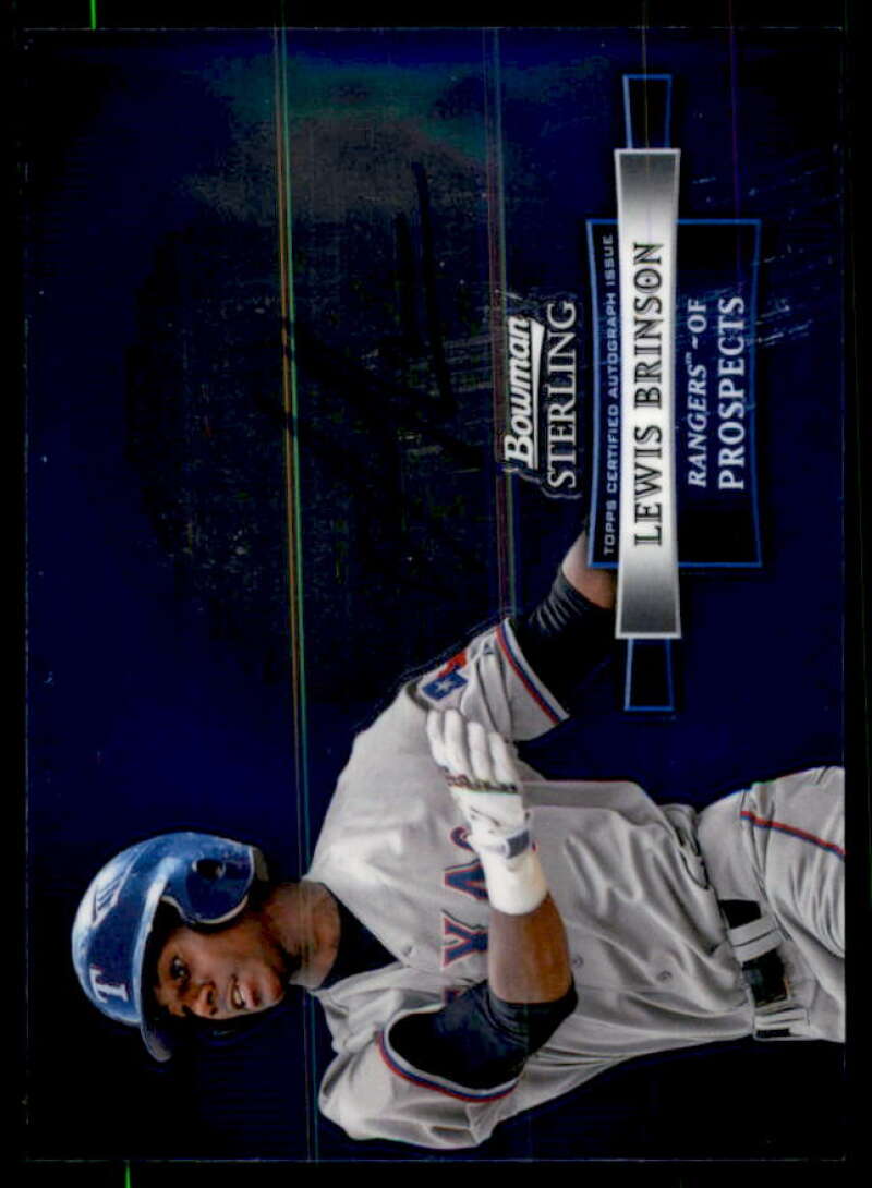 Lewis Brinson Card 2012 Bowman Sterling Prospect Autographs #LB  Image 1