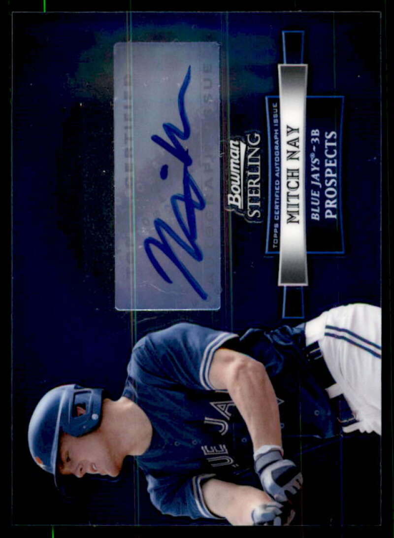 Mitch Nay Card 2012 Bowman Sterling Prospect Autographs #MN  Image 1