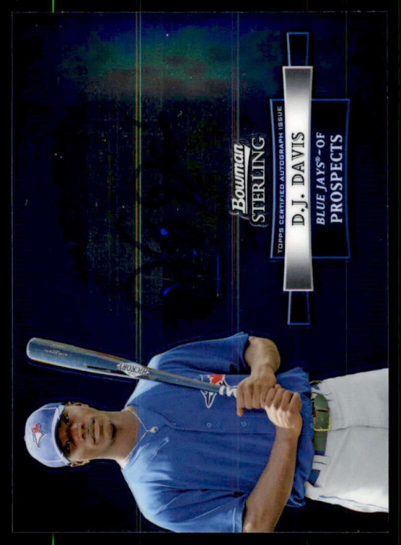 D.J. Davis Card 2012 Bowman Sterling Prospect Autographs #DDA  Image 1
