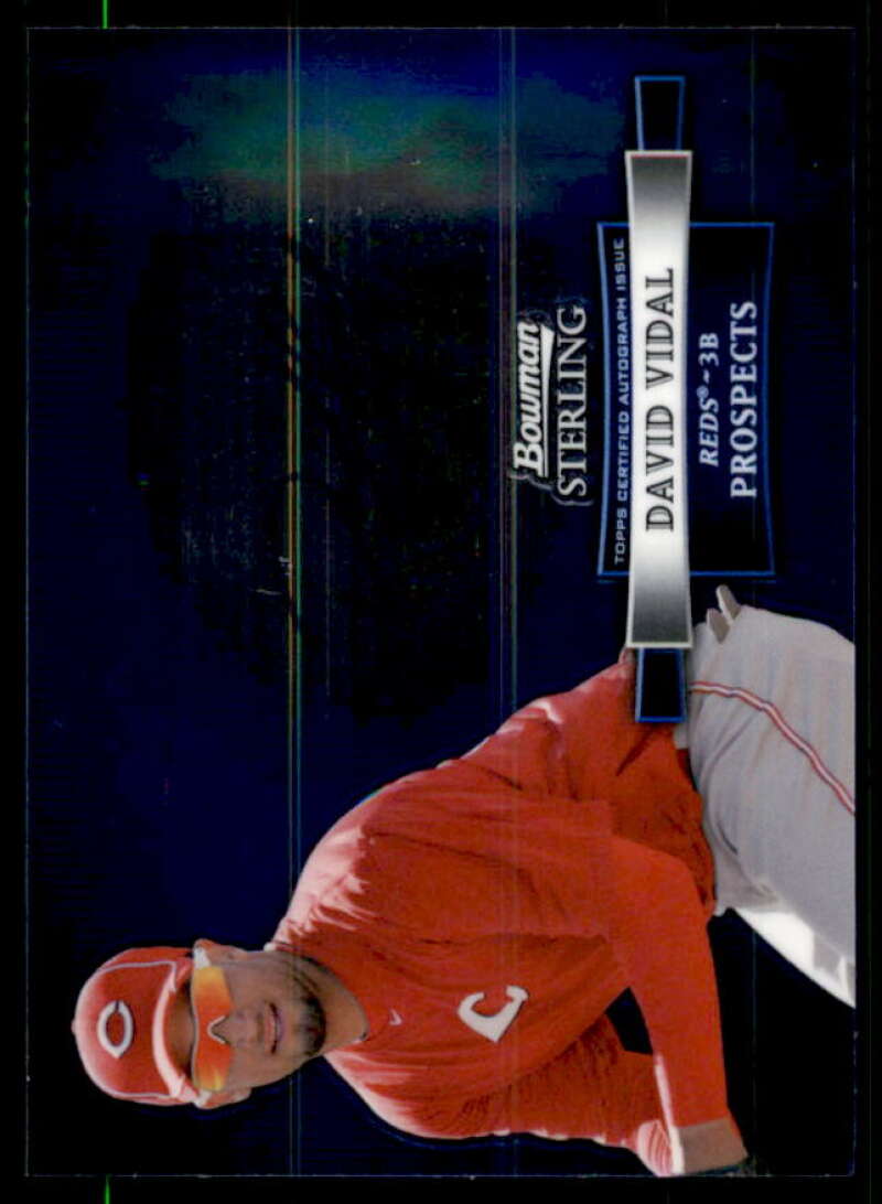 David Vidal Card 2012 Bowman Sterling Prospect Autographs #DV  Image 1