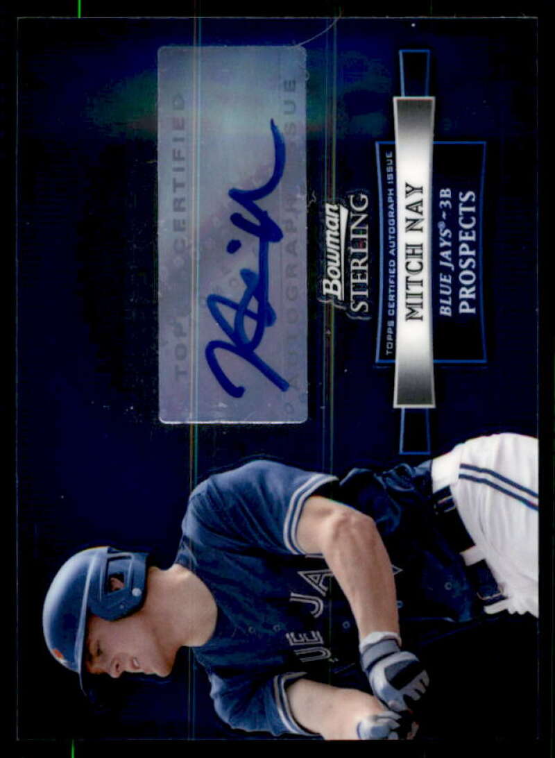 Mitch Nay Card 2012 Bowman Sterling Prospect Autographs #MN  Image 1