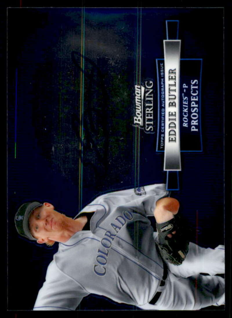 Eddie Butler Card 2012 Bowman Sterling Prospect Autographs #EB  Image 1
