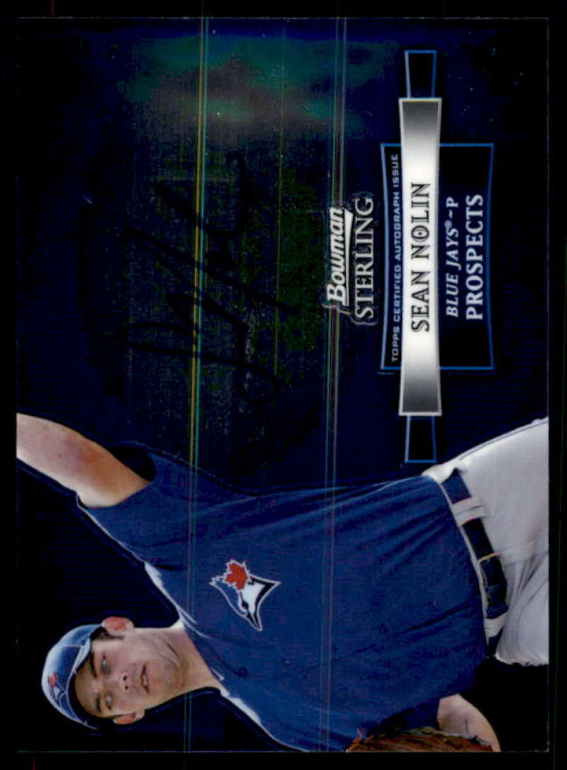 Sean Nolin Card 2012 Bowman Sterling Prospect Autographs #SN  Image 1