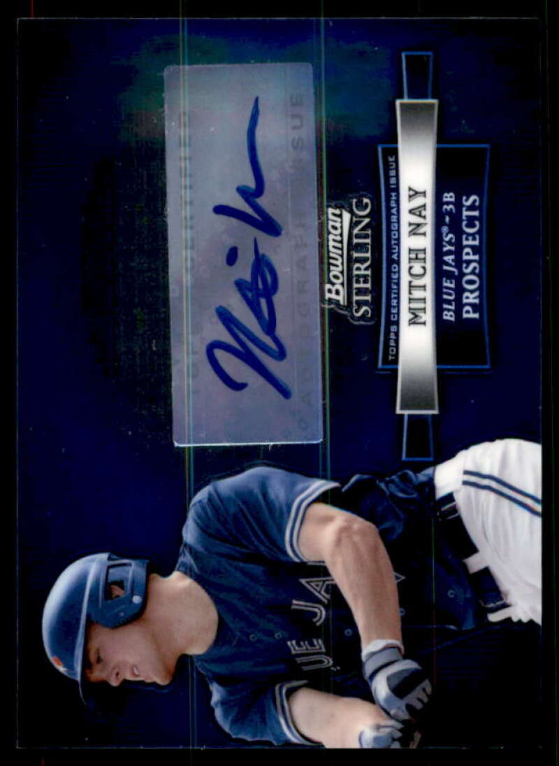 Mitch Nay Card 2012 Bowman Sterling Prospect Autographs #MN  Image 1