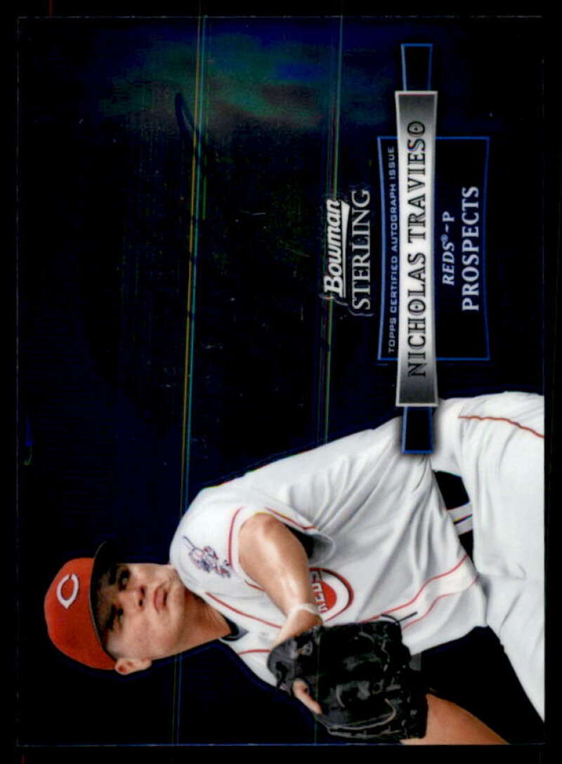 Nicholas Travieso Card 2012 Bowman Sterling Prospect Autographs #NT  Image 1