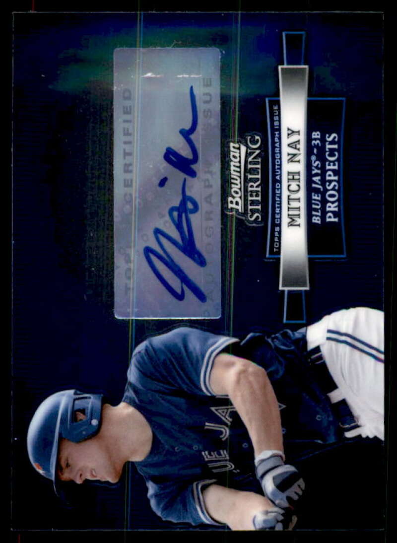 Mitch Nay Card 2012 Bowman Sterling Prospect Autographs #MN  Image 1